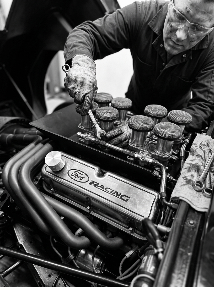 Technician working